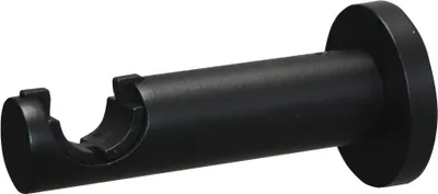 Produktbild von Gardinia Kreta Zylinder 1-Lauf Ø 16/19 mm schwarz-matt 190-340 cm