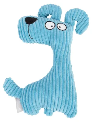 Immagine prodotto di Beeztees Luz dog - Gioco per cani - Tessuto a coste - Blu - 23x14x4 cm