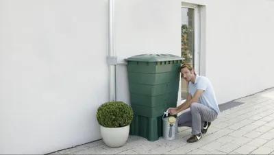 Produktbild von Grüner rechteckiger wassertank 520l Graf 501207