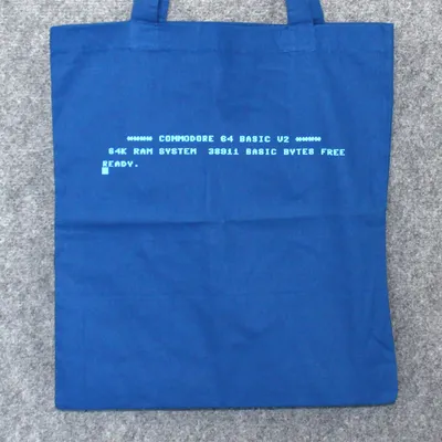 Produktbild von Stofftasche - C=64 Startbildschirm - Stoffbeutel