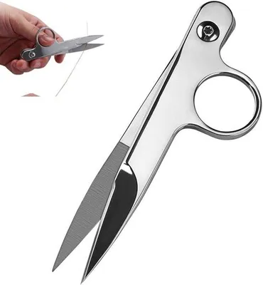Obrázek produktu pro Malé nůžky na šití - Ergonomický design - Stříbrné