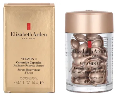 Zdjęcie produktu dla Elizabeth Arden Vitamin C Ceramide Capsules Radiance Renewal Serum, 30 kapsułek Serum do twarzy dla kobiet