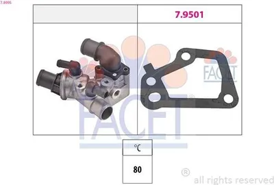 Produktbild von FACET Thermostat Kühlmittel 80°C für FIAT PUNTO (176) Strada Pickup (178) PALIO Weekend (178DX) PALIO (178BX) Siena (178, 172)