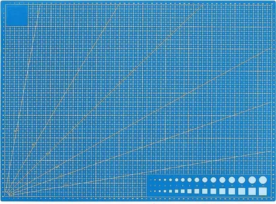 Immagine prodotto di Verk 11352 Tappetino da taglio e ritaglio bifacciale A2 blu