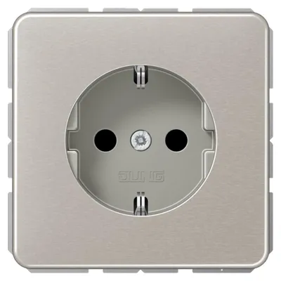 Productafbeelding van JG SCHUKO stopcontact CD1520PT, platina uitvoering