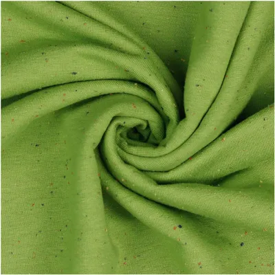 0,5m Sweat-Stoff Cosy Colours Meterware Oeko-Tex Sweatstoff Sweat limette