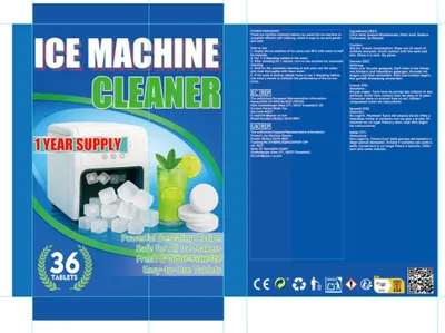Eiswürfelbereiter Reiniger, 36 Tabletten, Entkalkung, 175 g