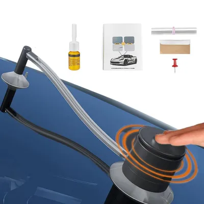 Produktbild von Auto Windschutzscheiben Reparaturset Werkzeug, Auto Windshield Repair Kit, Glas Reparatur Flüssigkeit für Windschutzscheibenrisse Zubehör