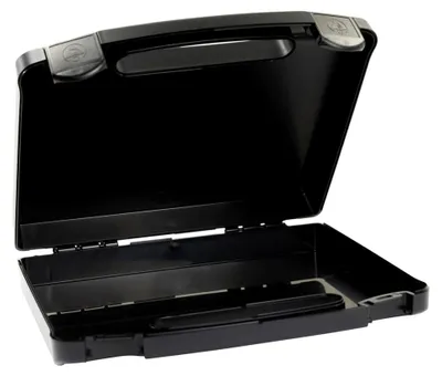 Produktbild von ESD Kunststoffkoffer, Innenabmessungen L x B x H 240 x 170 x 42 mm