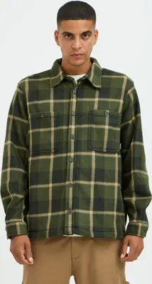 Produktbild von Blend BHOvershirt Herren Hemd Fleecehemd Freizeithemd mit Brusttaschen Umlegekragen 1-Knopf-Manschette Regular fit