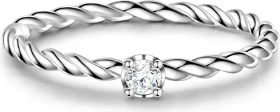 Produktbild von Glanzstücke München Ring Sterling Silber Zirkonia 50080534 54