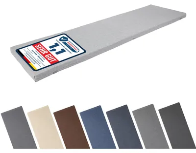 Produktbild von Garronda Bankauflage Outdoor Gartenbank Auflage 150x40 Hellgrau-8 GD-0220