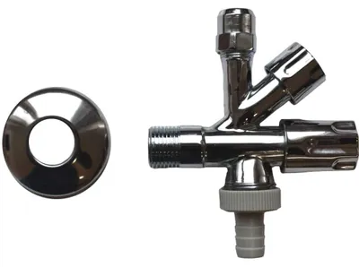 Immagine prodotto di Valvola ad Angolo Combinata con Maniglia Comfort 1/2"