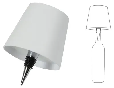 Productafbeelding van Touchlamp led Lux 10.5x10.5x13 cm wit Countryfield