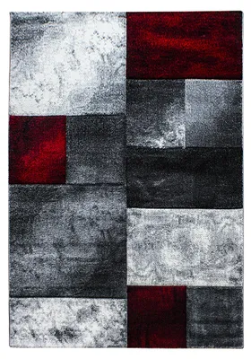 Obrázok produktu pre Hawaii Tetris koberec nízky vlas obdĺžnik 140x200cm červená