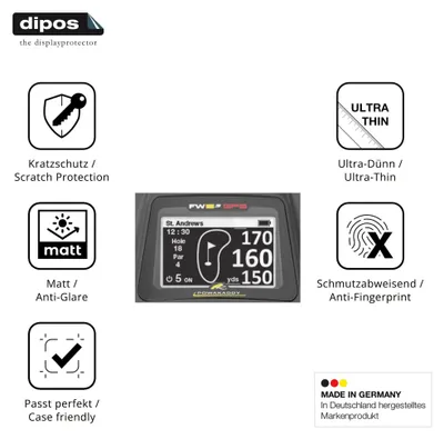 Image de 2x Film de protection d'écran pour PowaKaddy FW5s protecteur antireflet dipos