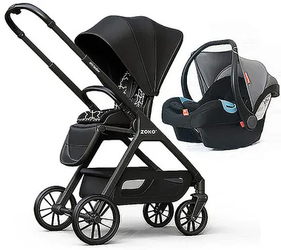 Produktbild von 360Home Kinderwagen + Babytragetasche 2 in 1 Zusammen klappbar mobil