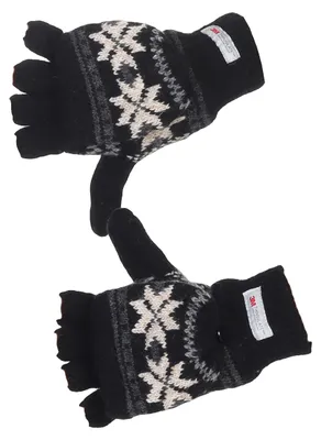 Produktbild von Handschuh mit Klappe und Norweger Muster Thinsulate für Damen