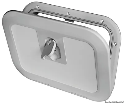Produktbild von Bündige Inspektionsluke RAL 7042 380 x 280 mm , 1 Stück