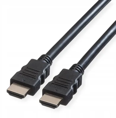 Produktbild von ROLINE Kabel HDMI High Speed M/M Schwarz 1m