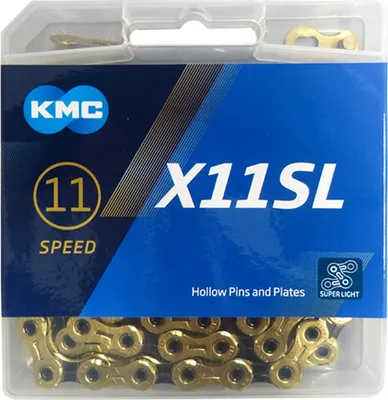 Produktbild von KMC Kmc Kette X11Sl Ti-N 1/2 X 11/128 118Gl Go/Sw