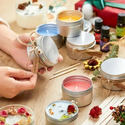 Produktbild von Famanu Kerzenmacher-Set – Hochwertige DIY-Set für Erwachsene