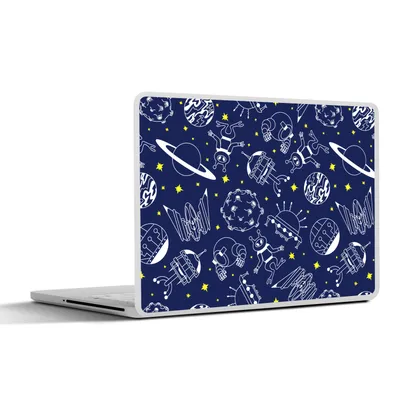 Produktbild von MuchoWow® Laptop Aufkleber Sticker Cover Weltraum - Sterne - Muster - Planeten 32.5x23.5 cm - Sticker für Laptop - Selbstklebend