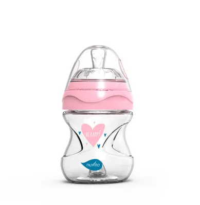 Image de Flacon 140 ml, verre/rose