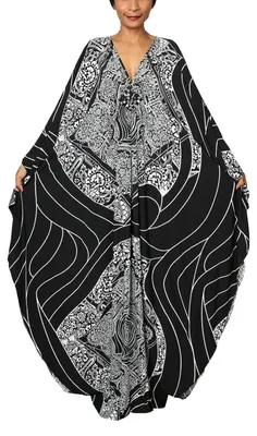 Produktbild von Blumen Lose Kaftan Sommer Bohemian Strand Bikini Kleid
