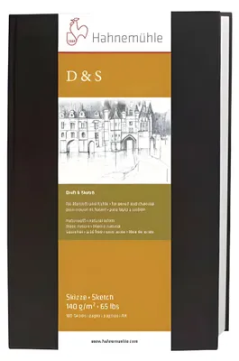 Produktbild von Hahnemühle Skizzenbuch D&S - A6, 140 g/qm, 62 Blatt