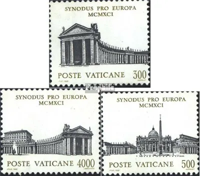 Produktbild von Briefmarken Vatikanstadt 1991 Mi 1043-1045 (kompl.Ausg.) postfrisch Bischofssynode