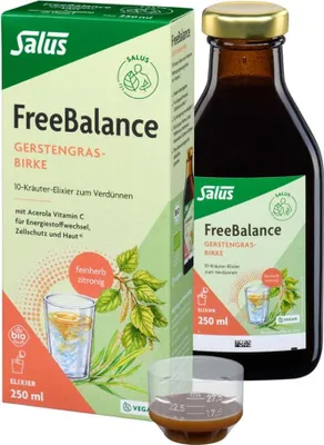 Produktbild von FreeBalance - Gerstengras-Birke 10-Kräuter-Elixier 250ml