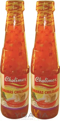 Produktbild von Doppelpack CHOLIMEX Ananas Chilisauce (2x 250ml) | Pineapple Chili Sauce