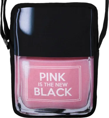 Produktbild von Umhängetasche Messenger Bag Motiv Pink is the new black