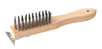 Produktbild von Reinigungsbürste 28cm mit Schaber und Stahlborsten