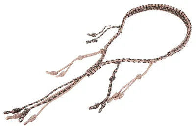 Obrázek produktu pro Přenosný polyesterový lanyard na přivolání kachen a hus z pleteného paracordu pro lov v přírodě (khaki + kamuflážní vzor CP)