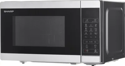 Produktbild von SHARP YC-MG02ES Mikrowelle mit Grill (Mikrowelle: 800W, Grill: 1000W)