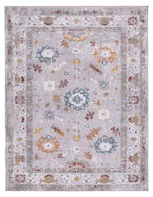 Produktbild von TT Home Wohnzimmer Teppich Kurzflor Orientalisches Design Vintage Mit Bordüre Größe 120x160 cm