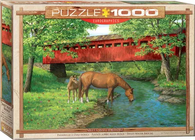 Obrázok produktu pre 1000-dielna skladačka Weirs Horses at the Bridge