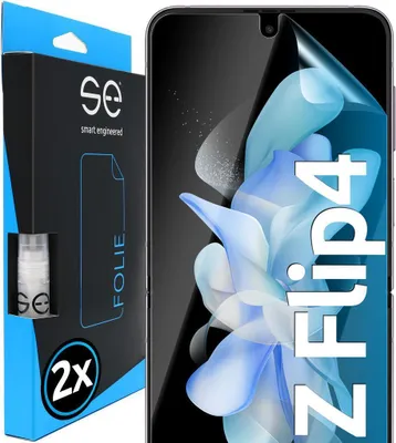 Produktbild von Smart Engineered SE0-F0101-0277-22-M, Samsung, Galaxy Z Flip 4, Ölbeständig, Kratzresistent, Transparent, 2 Stück(e)