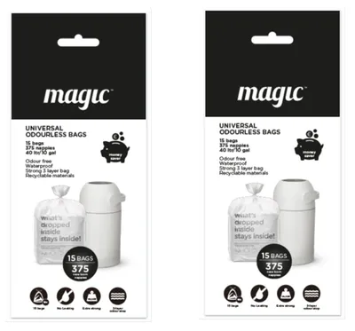 Produktbild von Magic Windeleimer Windeltüten Nachfüllpack TOP