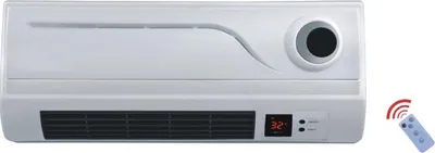 Obrázek produktu pro Keramická nástěnná trouba Rosberg R51973A, 2000W, PTC, časovač, dálkové ovládání, LED, bílá