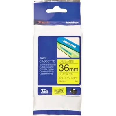Zdjęcie produktu dla Brother TZE-661, TZ, Żółty, Chiny, 5 lat(a), 3,6 cm, 8 m