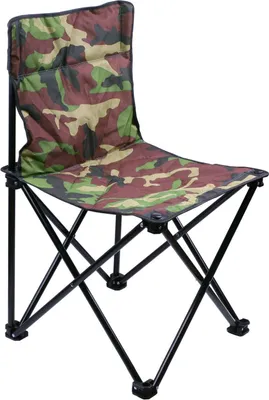 Obrázek produktu pro MIKADO Kempingová židle Rybářská židle Skládací židle 45x45x75cm CAMOUFLAGE
