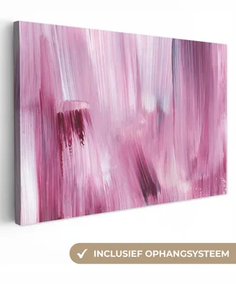Obrázek produktu pro OneMillionCanvasses® Malba na plátně Nástěnná malba na plátně - Barvy - barva - růžová - 150x100cm