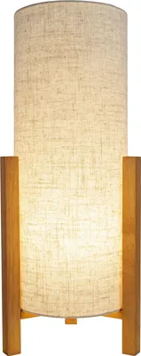 Image de Lampe de table Salon Lampe de table Chambre à coucher Tissu Rétro Naturel Beige 3193927