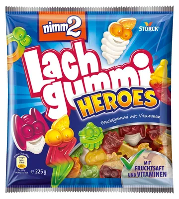 Obrázek produktu pro nimm2® 387674 nimm2® Lachgummi Heroes Fruchtgummi 225,0 g