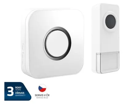Obrázek produktu pro Zvonek bezdrátový GETI GWD307W na baterie