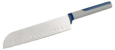 Produktbild von Tasty Santokumesser mit Softtouch-Griff, ergonomisches Küchenmesser zum Schneiden von Fisch, Fleisch und Co