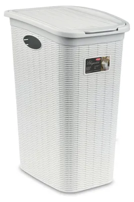 Image de Panier à linge Elegance, 36 litres, blanc